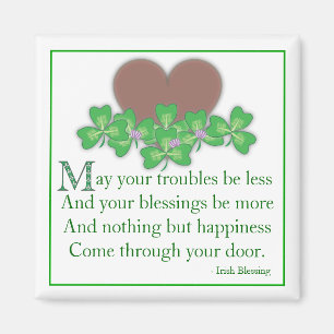 irish Blessing Magnet