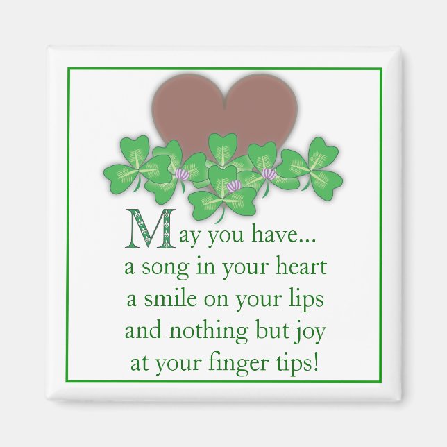 Irish Blessing Magnet (Vorne)