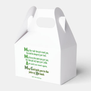 Irish Blessing Möge der Weg sich erheben, um dir z Geschenkschachtel