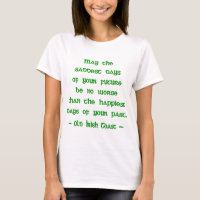 Irish Blessing Mögen die traurigsten Tage der Zuku