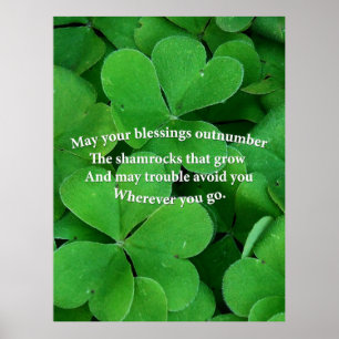 Irish Blessing Poster