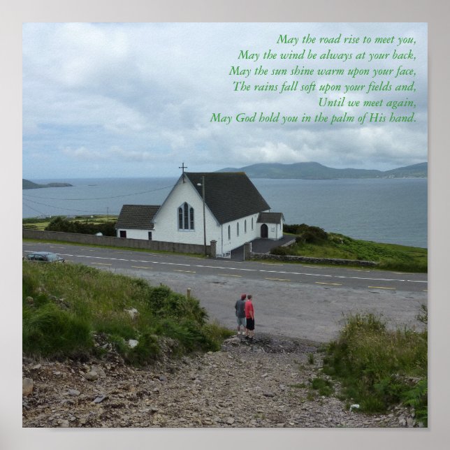 Irish Blessing Poster - Landkreis Kerry (Vorne)