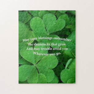 Irish Blessing Puzzle