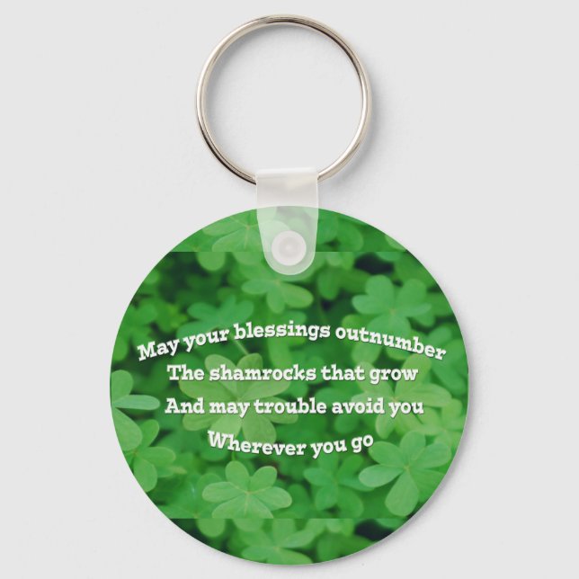 Irish Blessing Schlüsselanhänger (Vorderseite)