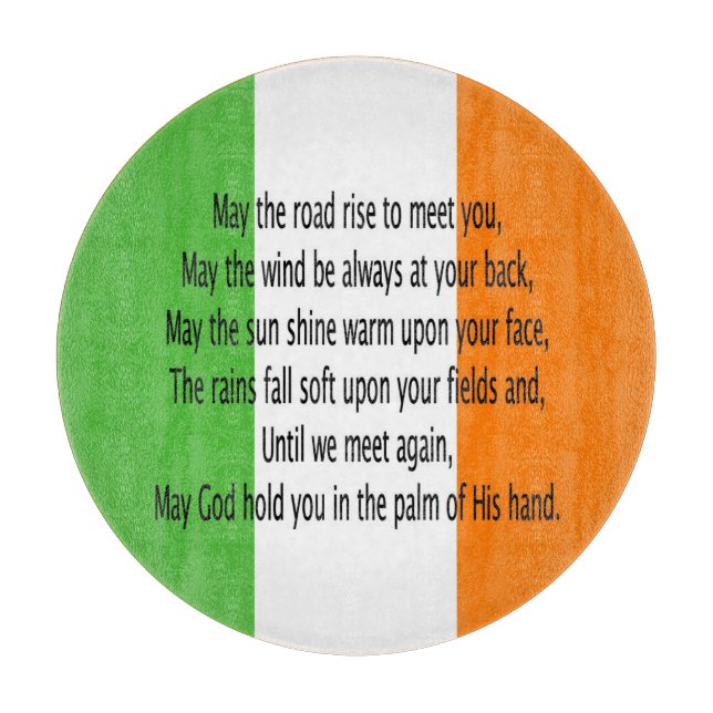 Irish Blessing Schneidebrett (Vorderseite)