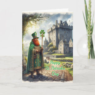 Irish Blessing St. Patrick's Holiday-Karte Feiertagskarte