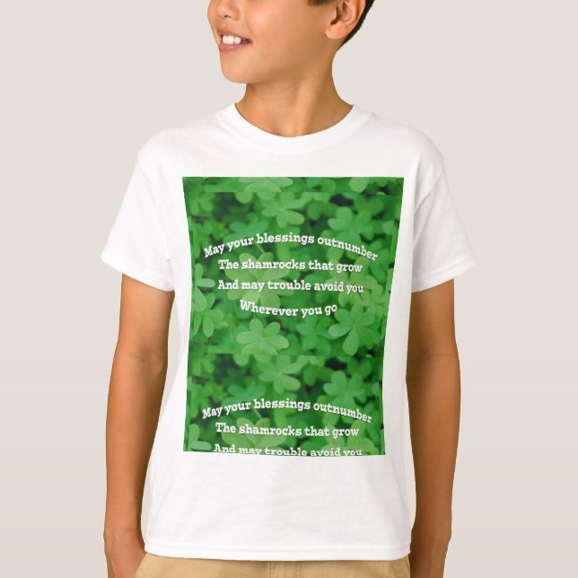 Irish Blessing T-Shirt (Vorderseite)