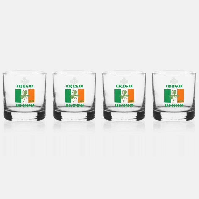 Irish Blood Whiskey Glass Set Whiskyglas (Vorderseite)