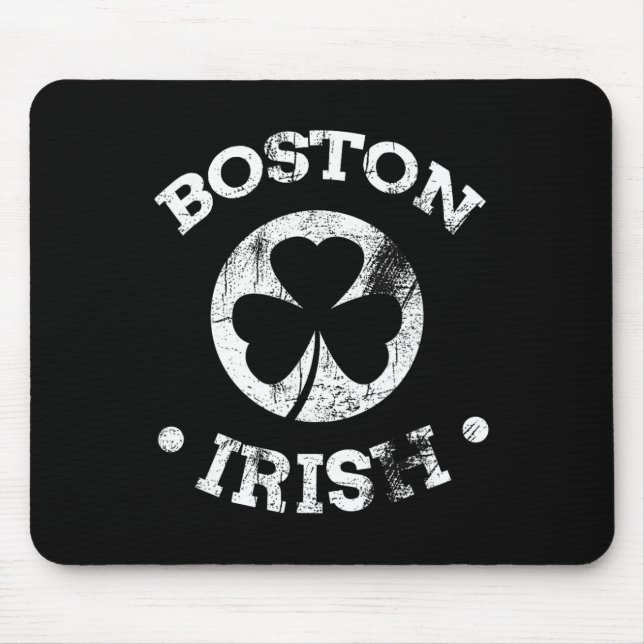Irish Boston St Patricks Day Parade 617 Boston Iri Mousepad (Vorne)
