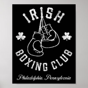 Irish Boxing Club - Boxhandschuhe Philadelphia Poster