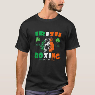 Irish Boxing Ireland Flag Kleeblatt Irish Boxing S T-Shirt