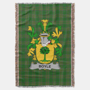 Irish Boyle oder O_Boyle Coat of Arms Familienwapp Decke