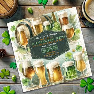 Irish Brews & Cheers St. Patrick's Day Party Einladung