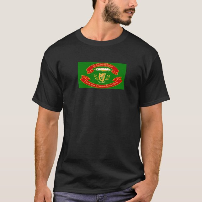 Irish Brigade American Flag Zivil War T-Shirt (Vorderseite)
