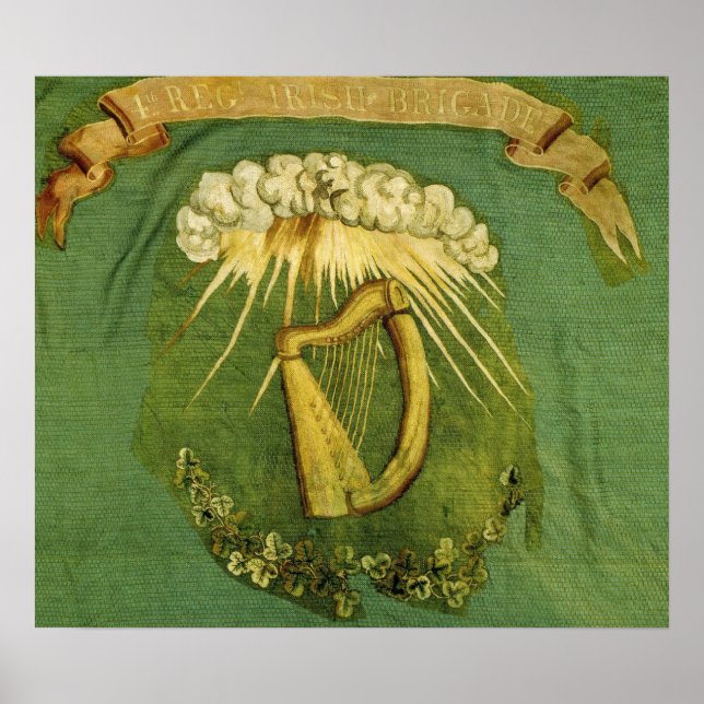 Irish Brigade Flag Poster (Vorne)