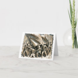 Irish Brigade Note Card Karte