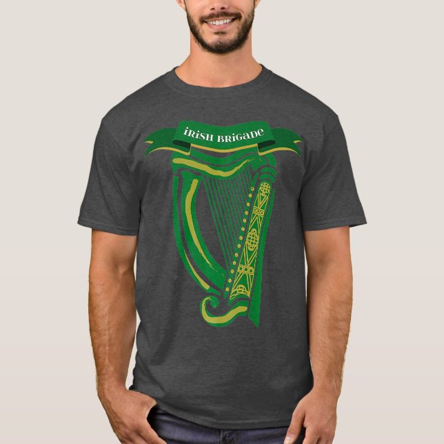 Irish Brigade T Zivil War Gift T-Shirt (Vorderseite)