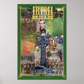 Irish Brigade Zivil War 150 Poster