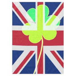 Irish British Flag Kleeblatt Clover St Patrick Ver Tischdecke