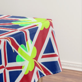 Irish British Flag Kleeblatt Clover St Patrick Ver Tischdecke