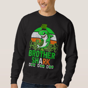 Irish Brother Shark St Patricks Day Vintag 1 Sweatshirt