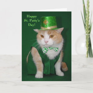 Irish Bubba Kitty Blessing Karte