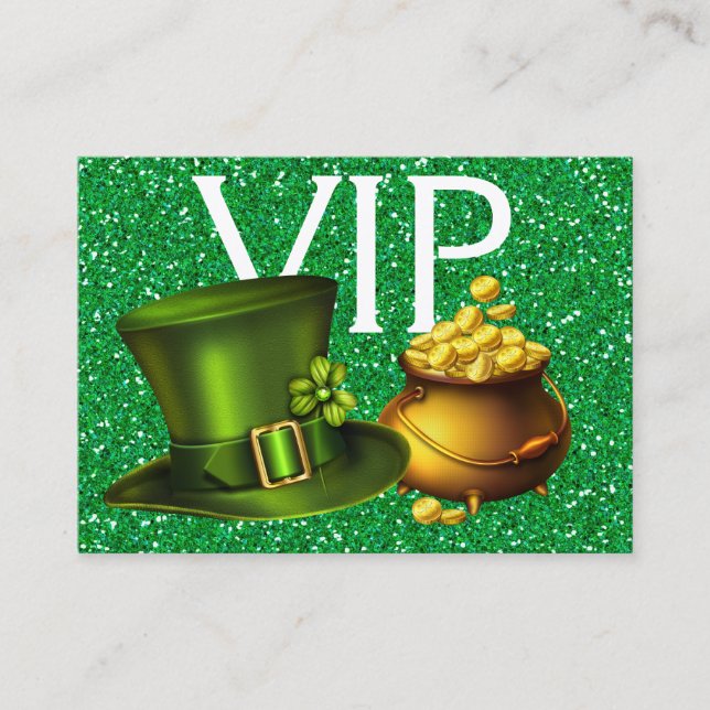 Irish Business VIP Pass Visitenkarte (Vorderseite)