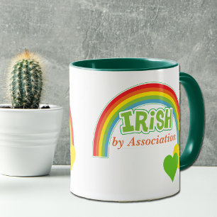 Irish By Association Rainbow Hearts Tasse