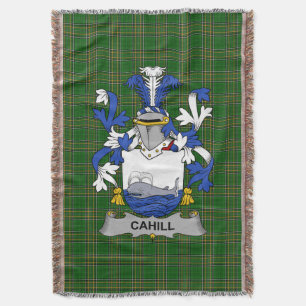 Irish Cahill oder O_Cahill Coat of Arms Family Cre Decke