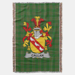 Irish Callan oder O_Callan Coat of Arms Family Cre Decke