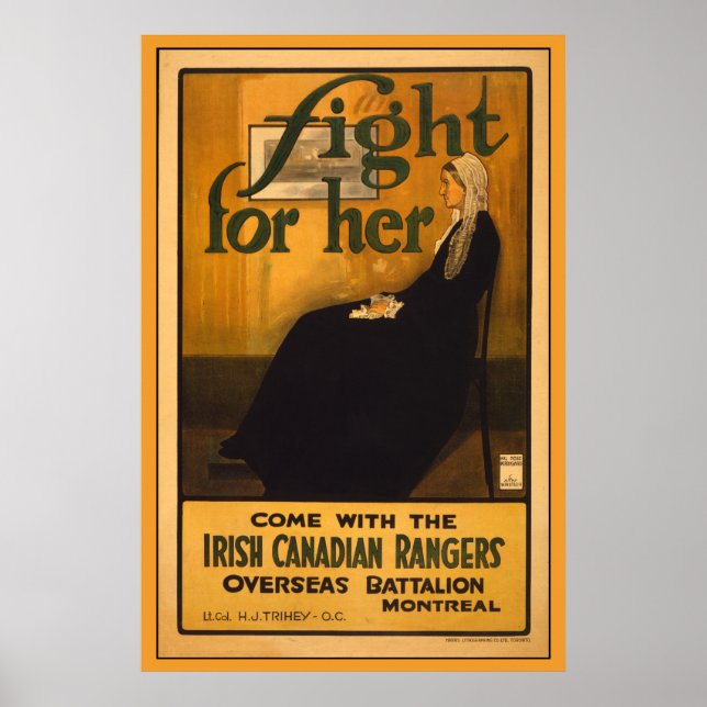Irish Canadian Rangers, nach Whistlers Mutter Poster (Vorne)