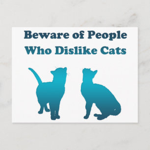 Irish Cat Proverb Postkarte