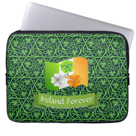 Irish Celtic Clover Laptopschutzhülle
