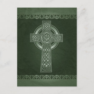 Irish Celtic Cross Postcard Postkarte