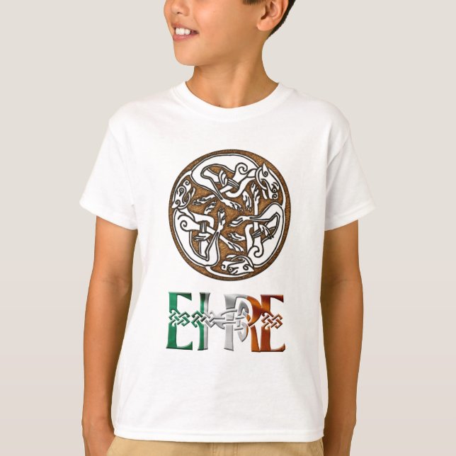 IRISH CELTIC HUNDE CIRCLE T - Shirt Collection (Vorderseite)