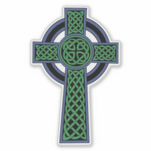 Irish Celtic Knot Cross Aufkleber