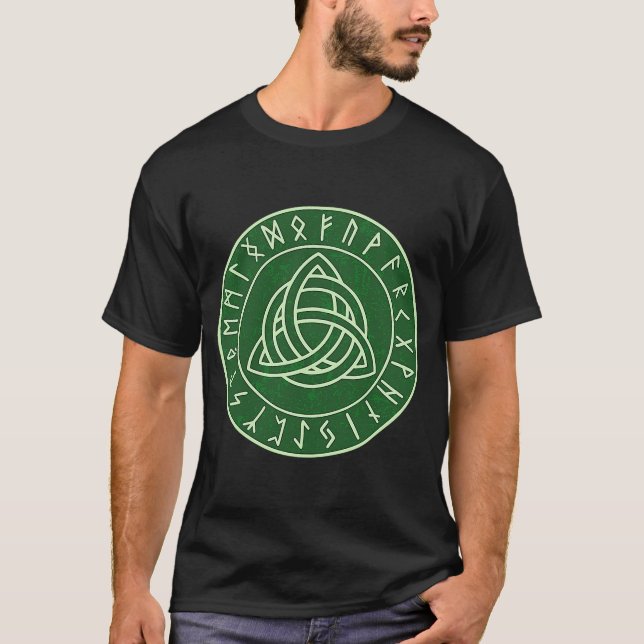 Irish Celtic Lucky Charm Trinity Knot T-Shirt (Vorderseite)