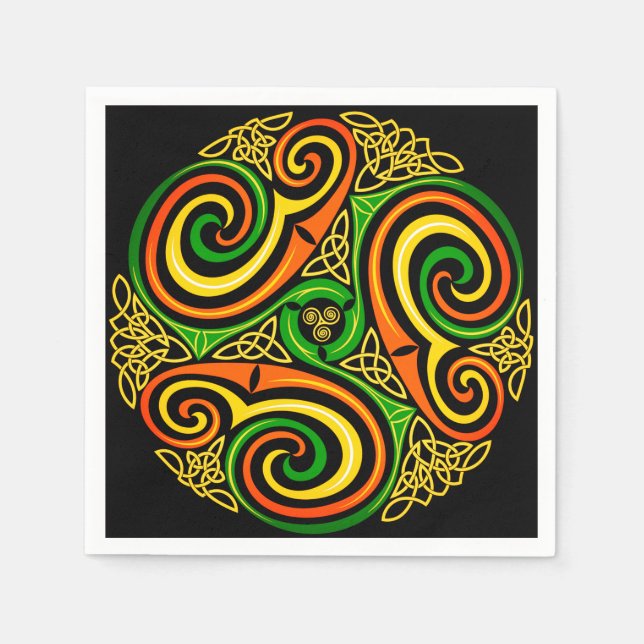 Irish Celtic  Serviette (Vorderseite)