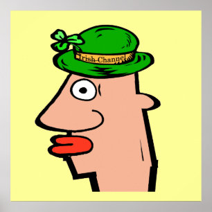 Irish Channel Head Poster