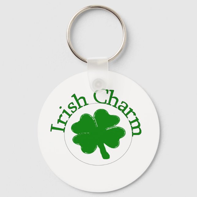 Irish Charm Clover Schlüsselanhänger (Vorderseite)