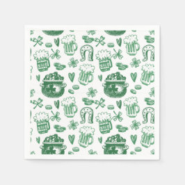 Irish Charm Paper Party Napkins Serviette