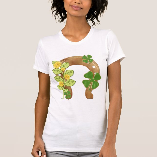 Irish Charm Whimsical 2 Side Erwachsene T-Shirt (Vorderseite)