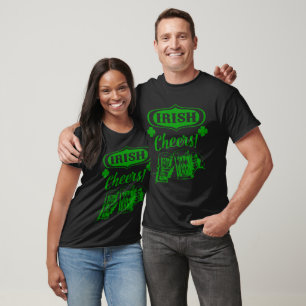 Irish Cheers Green Beer St Patrick's Day, ZFJ T-Shirt
