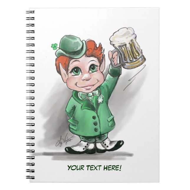 Irish Cheers! Notizbuch Notizblock (Vorderseite)