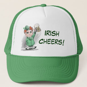 Irish Cheers! St Patrick's Day Hat Truckerkappe