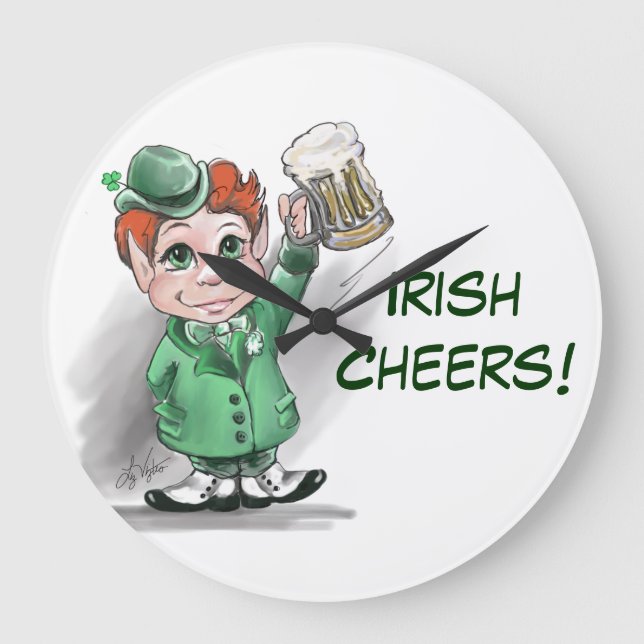 Irish Cheers! Uhr (Vorderseite)