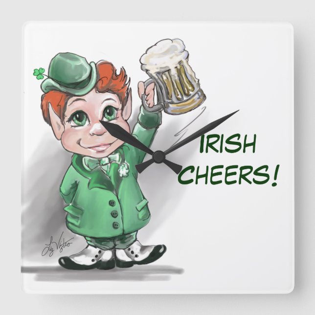Irish Cheers! Uhr (Vorderseite)