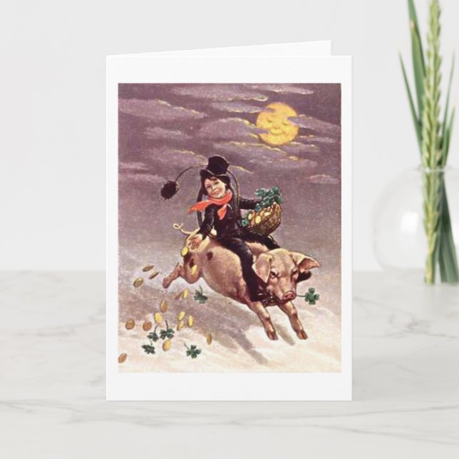 Irish Chimney Sweep St. Patrick's Day Card Karte (Vorderseite)