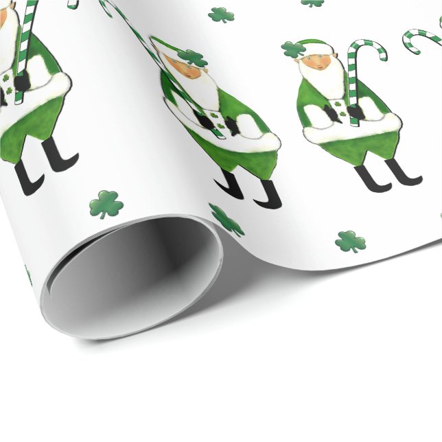 Irish Christmas Gift Geschenkpapier (Rolleneckpunkt)