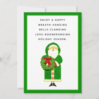 Irish Christmas Holiday Card Feiertagskarte
